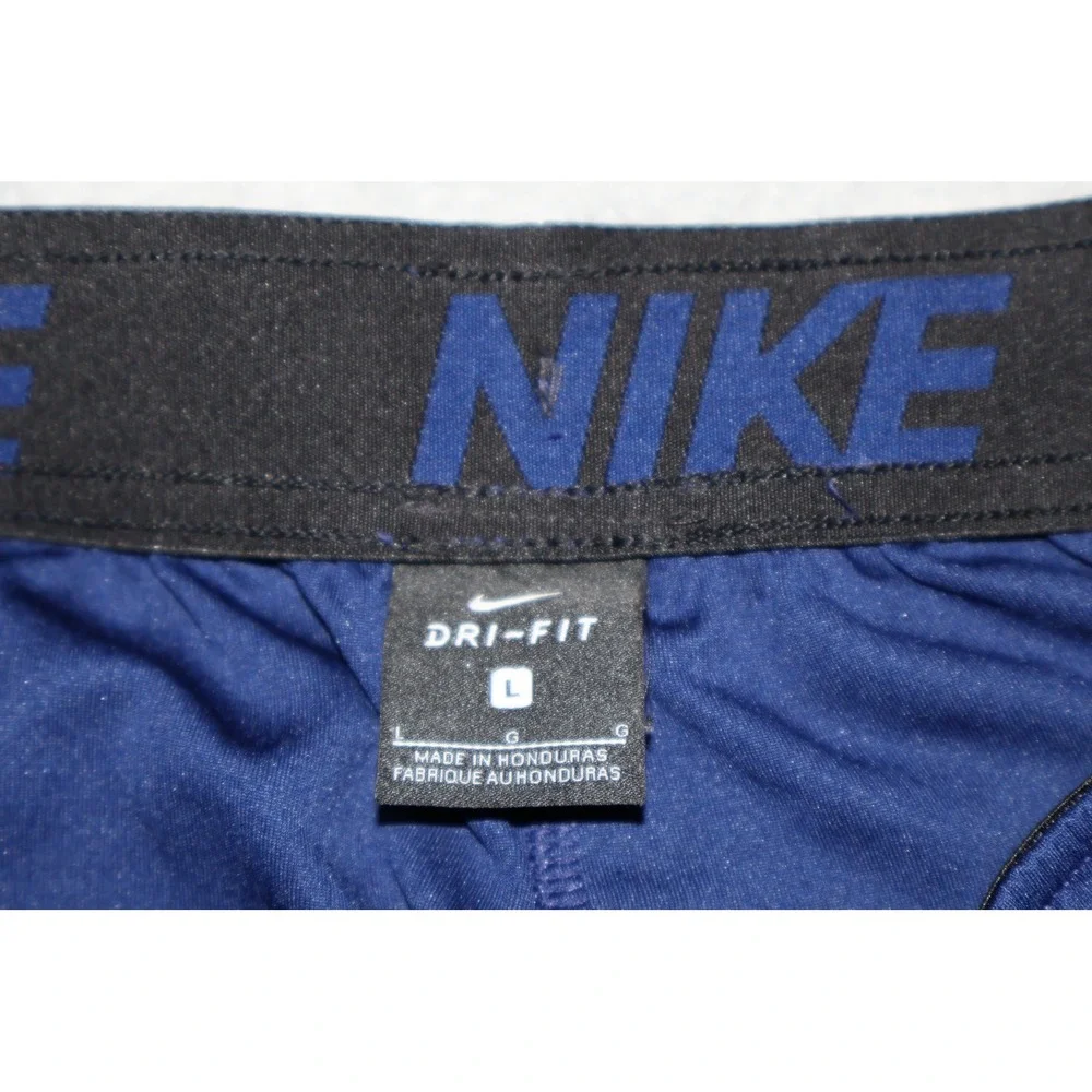 Nike Dri-FIT Shorts Mens Large Blue Athletic Gym Training Mesh 9